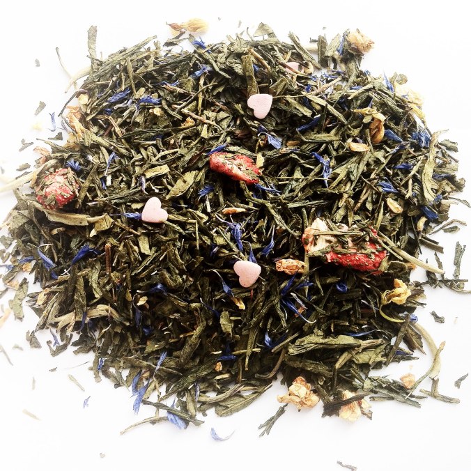 Hitchcock Blonde | Green Tea, Silver Needle Tea, Strawberries and candy | Simpsons Tea
