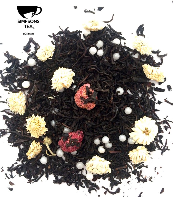 black tea, mango, raspberries | loose leaf tea | simpsons tea